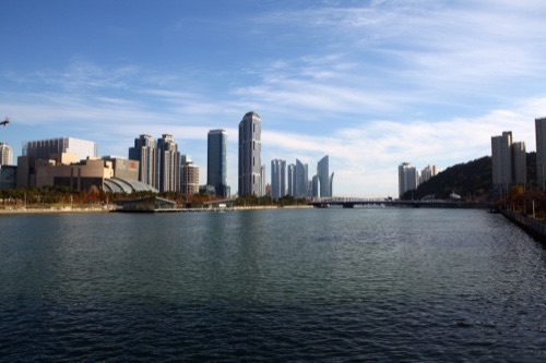 Area near Centum City Shinsegae