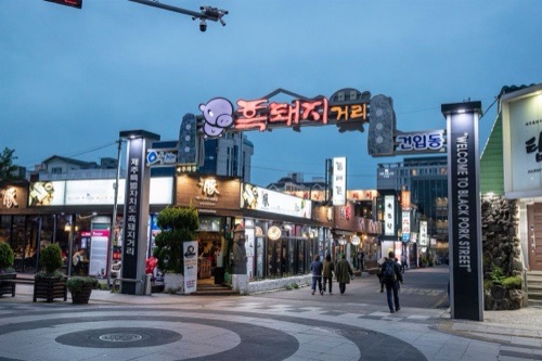 Heukdwaeji (Black Pork) Street
